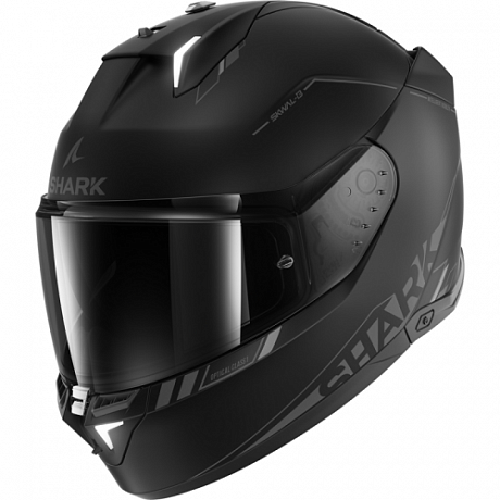 Шлем SHARK SKWAL-i3 Blank SP Matt Black/Anthracite/Black от магазина мотошлемов SharkHelmet
