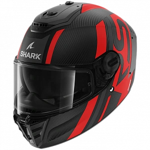 Шлем SHARK SPARTAN RS CARBON SHAWN MAT Black/Anthracite/Red