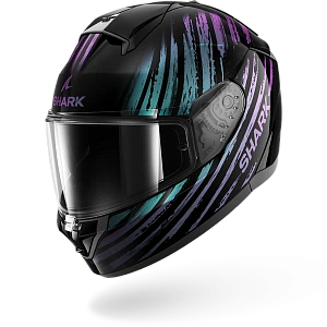 Шлем Shark RIDILL 2 Assya woman black/blue/purpure