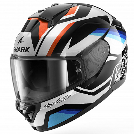 Шлем SHARK Ridill 2 Apex Black/White/Blue от магазина мотошлемов SharkHelmet
