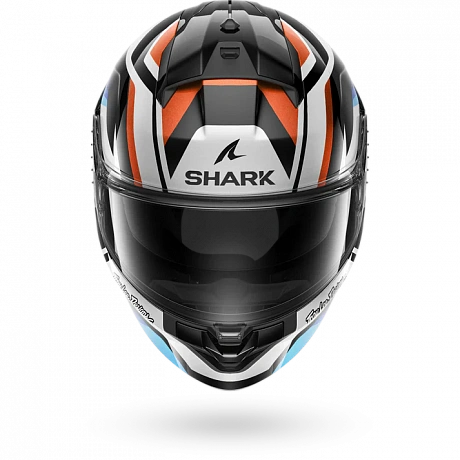 Шлем SHARK Ridill 2 Apex Black/White/Blue от магазина мотошлемов SharkHelmet