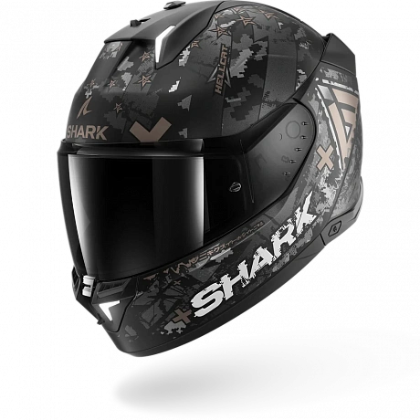 Шлем SHARK SKWAL-i3 Hellcat mat Black/Chrome/Anthracite от магазина мотошлемов SharkHelmet