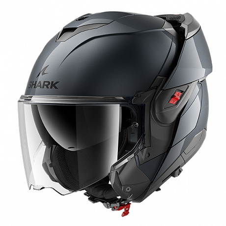 Мотошлем SHARK OXO BLANK Gun Metal от магазина мотошлемов SharkHelmet