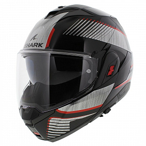Мотошлем SHARK OXO SIKTER Black Chrom Silver