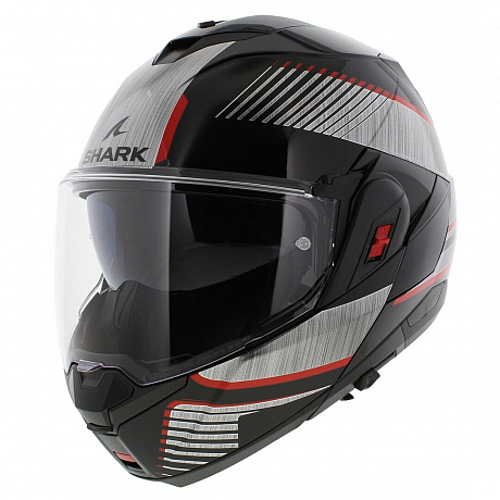 Мотошлем SHARK OXO SIKTER Black Chrom Silver от магазина мотошлемов SharkHelmet