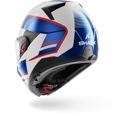 Шлем SHARK OXO SIKTER White/Blue/Red от магазина мотошлемов SharkHelmet