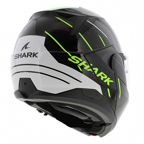 Мотошлем SHARK OXO RYDGER Black White Yellow от магазина мотошлемов SharkHelmet