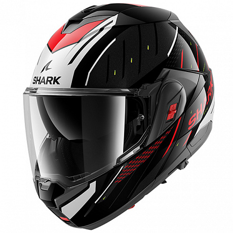 Мотошлем SHARK OXO RYDGER Black Silver Red от магазина мотошлемов SharkHelmet
