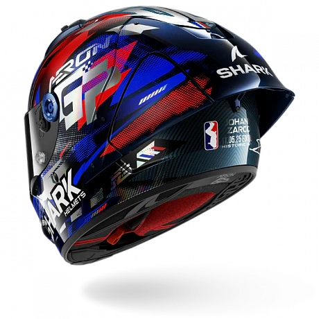 AERON GP REPLICA ZARCO  Carbon Blue Chrom от магазина мотошлемов SharkHelmet