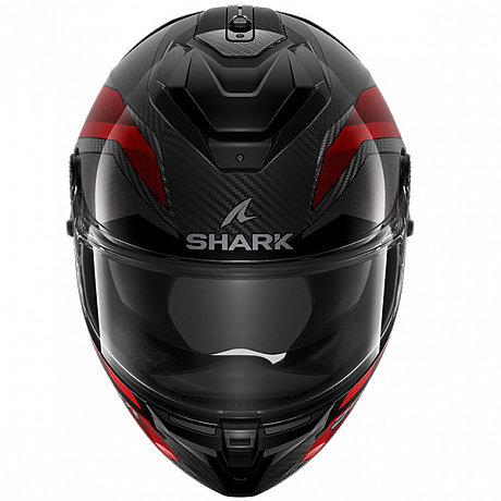SPARTAN GT PRO CARBON Ritmo Carbon Red Chrome от магазина мотошлемов SharkHelmet