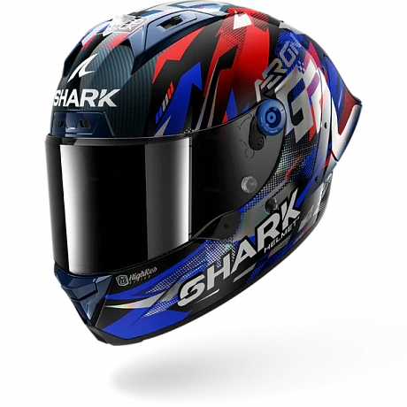 AERON GP REPLICA ZARCO  Carbon Blue Chrom от магазина мотошлемов SharkHelmet