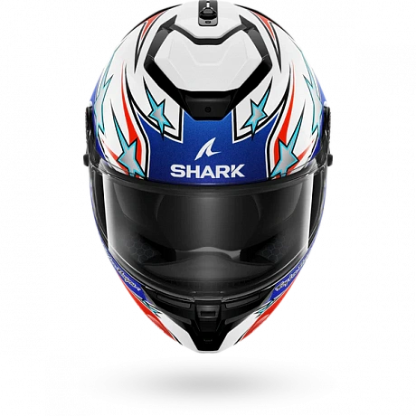 SPARTAN GT PRO Flagstaff White Red Blue от магазина мотошлемов SharkHelmet