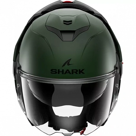 Мотошлем SHARK OXO BLANK Mat Dark Green Matt от магазина мотошлемов SharkHelmet