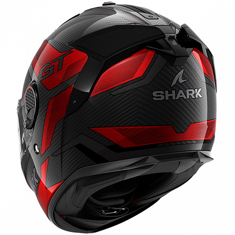 SPARTAN GT PRO CARBON Ritmo Carbon Red Chrome от магазина мотошлемов SharkHelmet