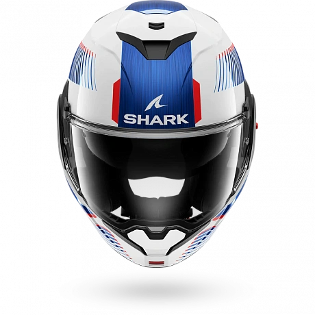 Шлем SHARK OXO SIKTER White/Blue/Red от магазина мотошлемов SharkHelmet